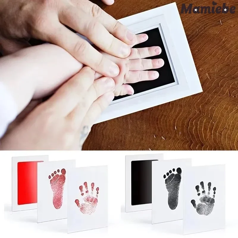 Baby Handprint Non-Toxic Kit: Capture Newborn Footprints & Handprints - Perfect for Baby Souvenirs and Gifts Baby Handprint