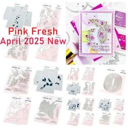 April 2025 New fresh Florals Field Dies Stamps Stencil Good Times Release Bundle Die DIY Scrapbooking Photo Album Card Gift Add