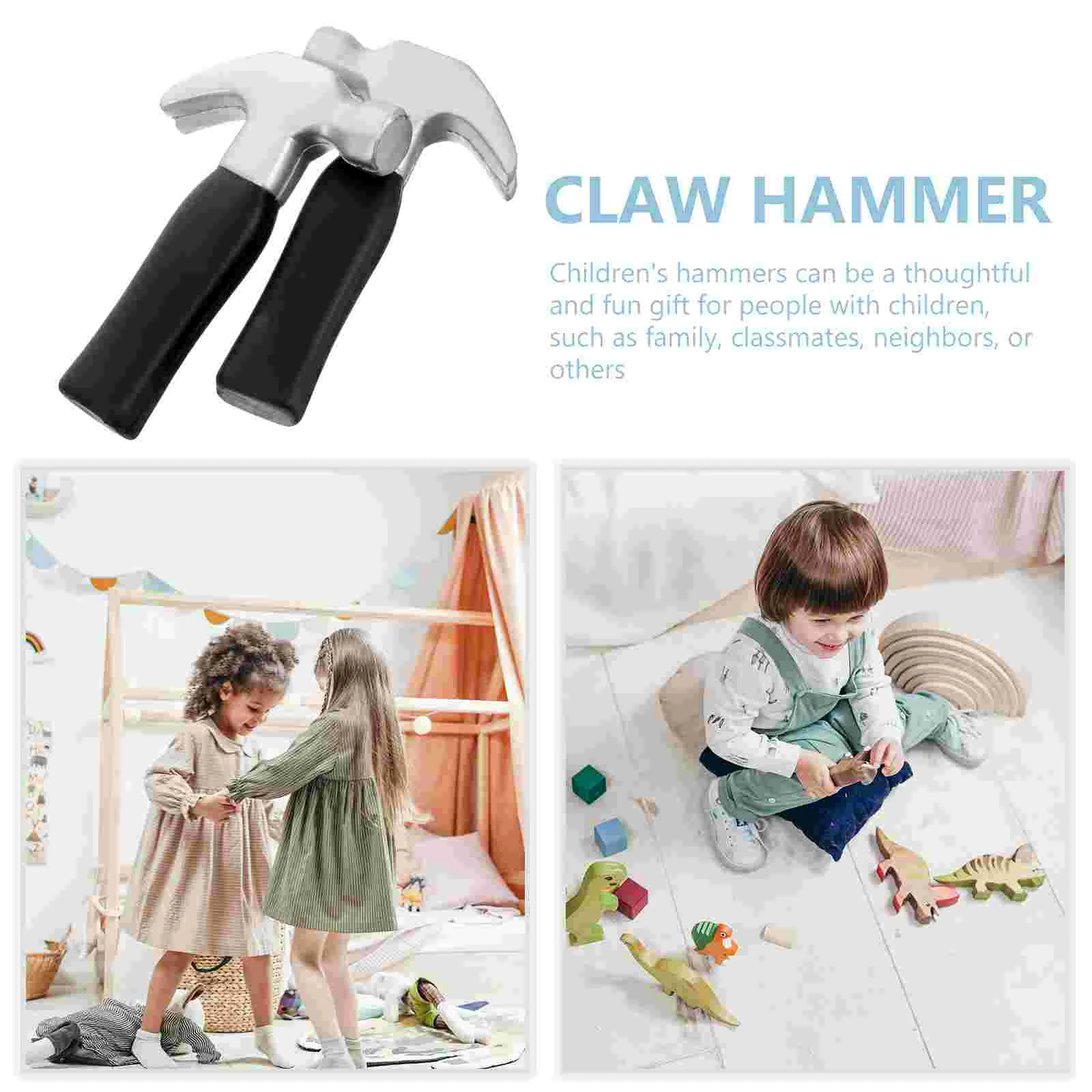 2Pcs Small Hammer Pounding Toys PU Hammer Toys Party Knocking Hammer Toys Party Favors Hammers kids hammer toy