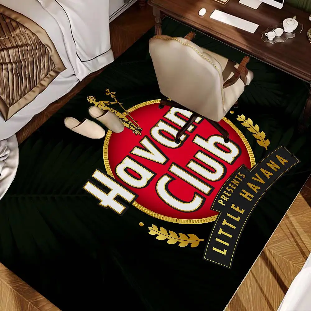 

H-Havana C-Club Kitchen Mat Nordic Style Bedroom Living Room Doormat Home Balcony Anti-Slip Welcome Rug