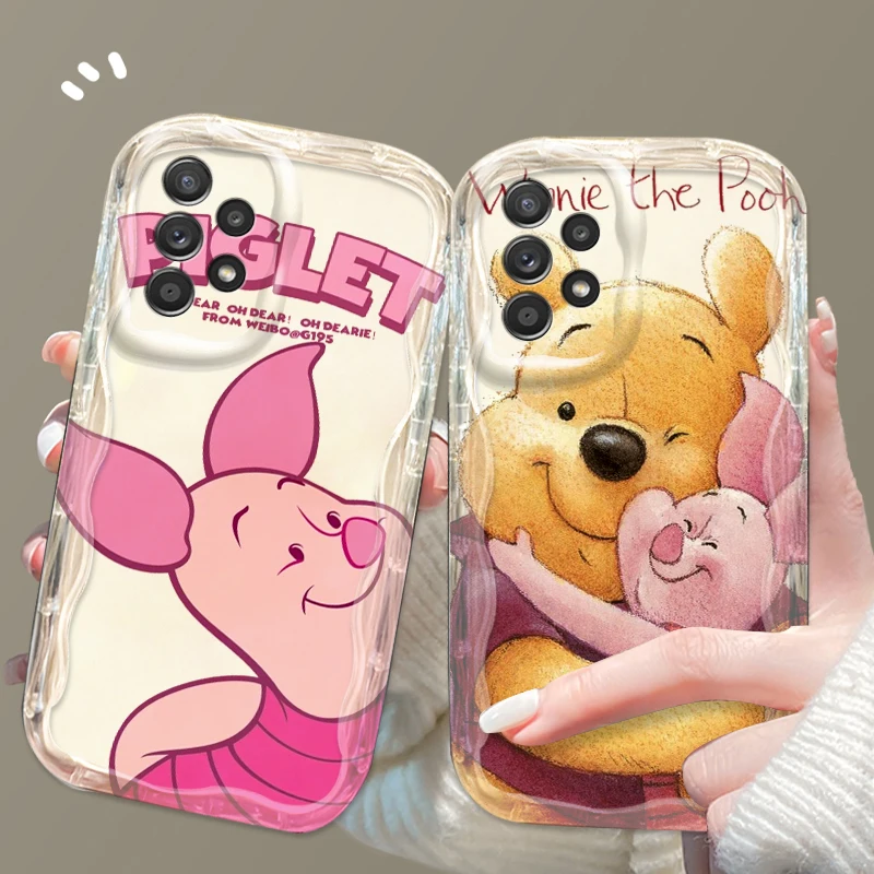 

Winnie The Pooh Cute For Samsung A55 A54 A53 A52 A35 A34 A33 A32 A25 A24 A23 A22 A21S A15 A13 A14 5G Wave Oil Cover Phone Case