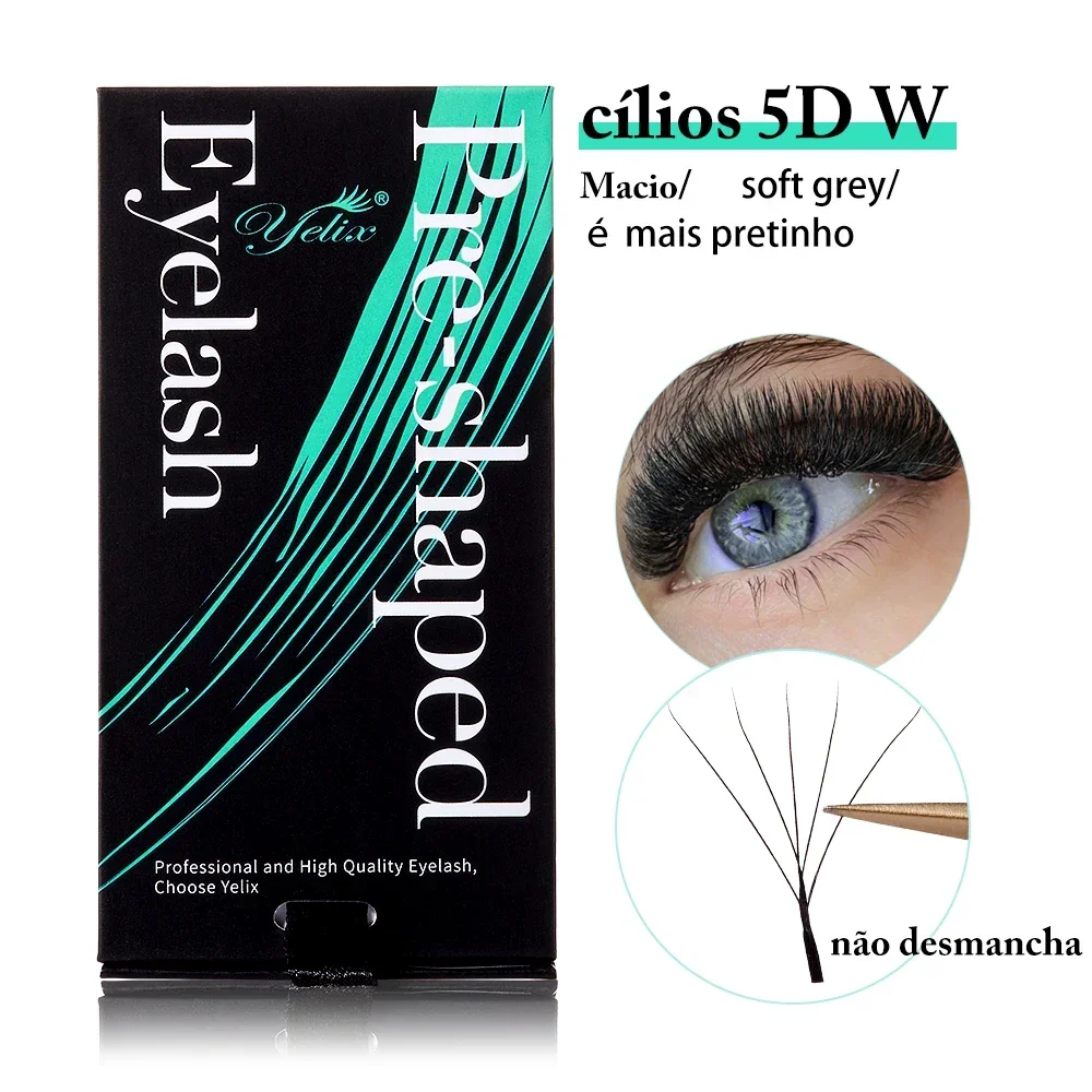 Yelix Y Eyelashes Soft Cilia Brazilian Volume 4D 5D 8D Cilia W Egyptian Volume Extension Lashes Korea High Quality Eyelash