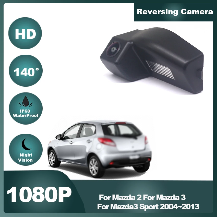 

140 Degree High quality RCA 1080P Special Vehicle Rear View Camera For Mazda 2 For Mazda 3 For Mazda3 Sport 2004~2013 Car