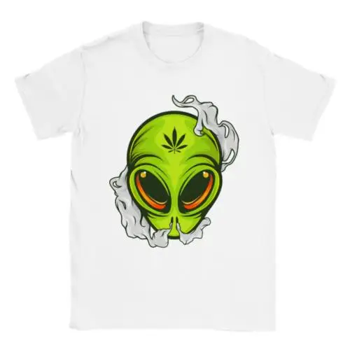 Stoned Alien Blowing Smoke - Classic Unisex Crewneck T-shirt