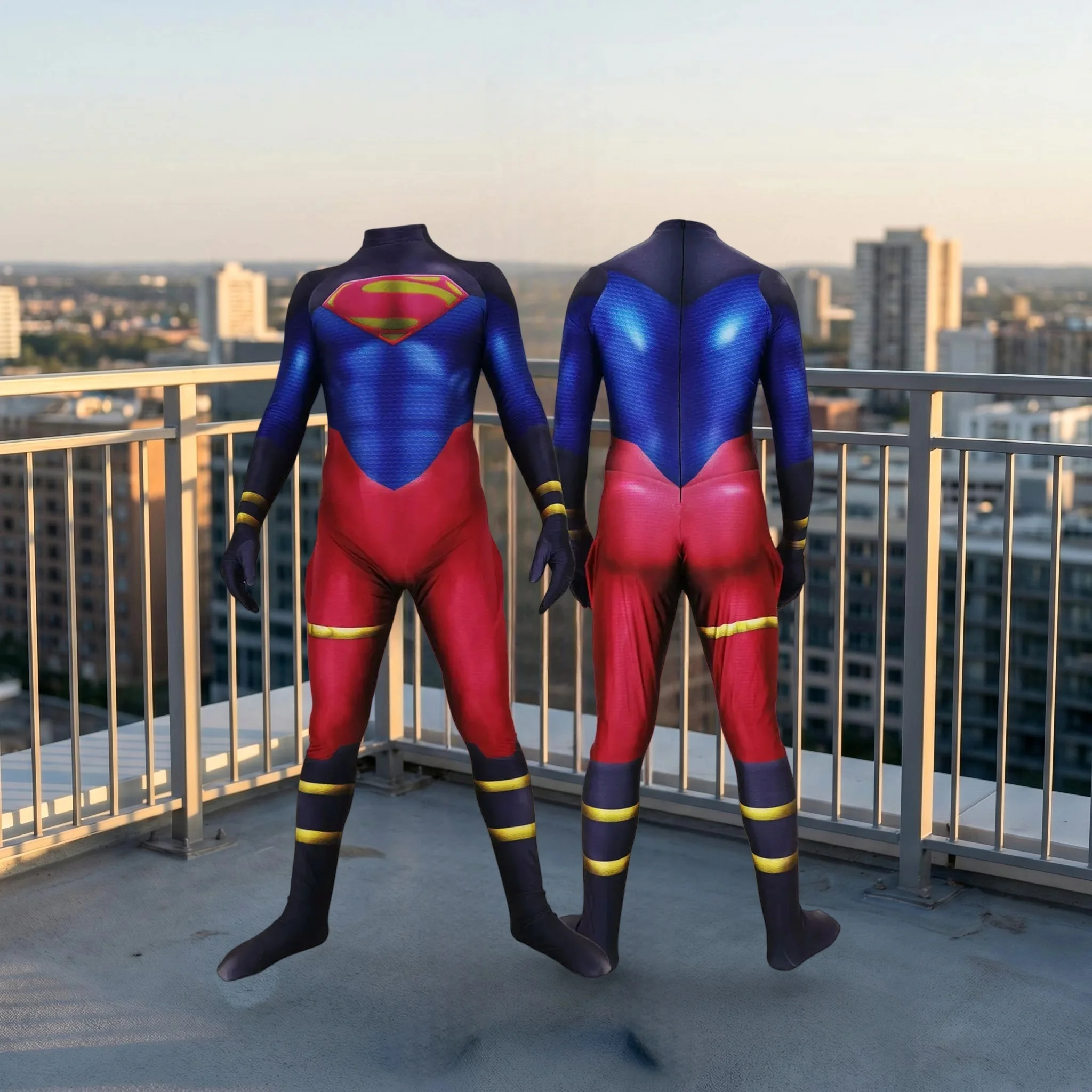 

Adult Men Superhero Zentai Bodysuit Halloween Cosplay Costume Party Jumpsuit
