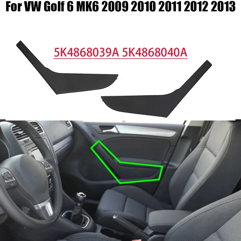 4 Stück Innenraum-Türgriffe Vorne Hinten Links Rechts für Volkswagen Golf MK6 2010 2011 2012 2013 5K4868039A 5K4868040A