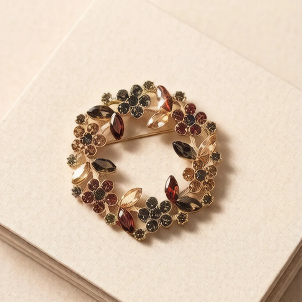 New DIY Lapel Pin, Decorative Brooch, Couple's Brooch, Collar Accessory, Ornament, European Retro Style, Unique, High-End, Scarf Pin, Exquisite Brooch, Versatile, Metal Pin, Anti-Exposure Accessory, Business Banquet Brooch, Shoe Decoration, High Aesthetic Value, Bag Accessory, Shoe Accessory
