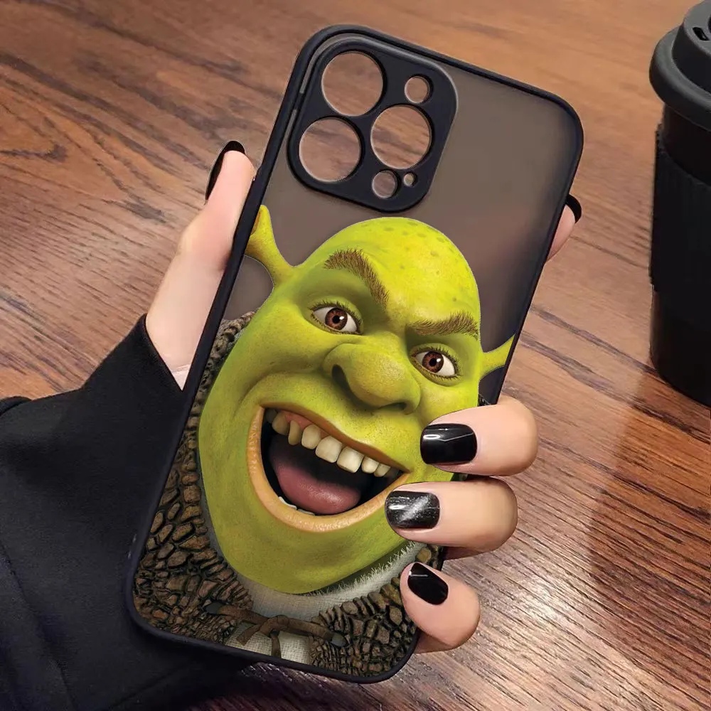 Funny Movie S-Shrek Cover Matte Case For Xiaomi 14T 12T 12 12S 11T 11 10 10T POCO C40 F3 F4 F5 M3 M4 X3 X4 X5 RPO 5G Case Funda