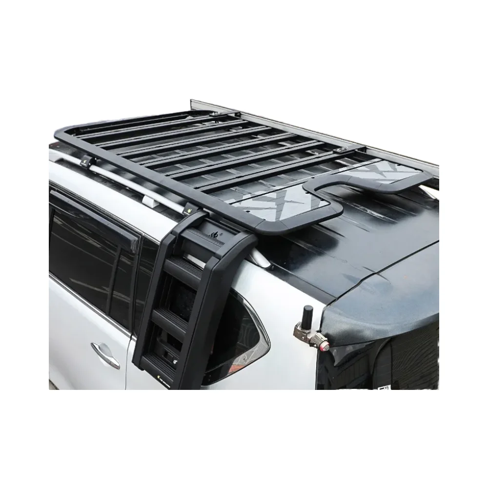 

China Manufacturer 4x4 Car Roof Racks Luggage Carrier Offroad Car Roof Rack with Tail Ladder