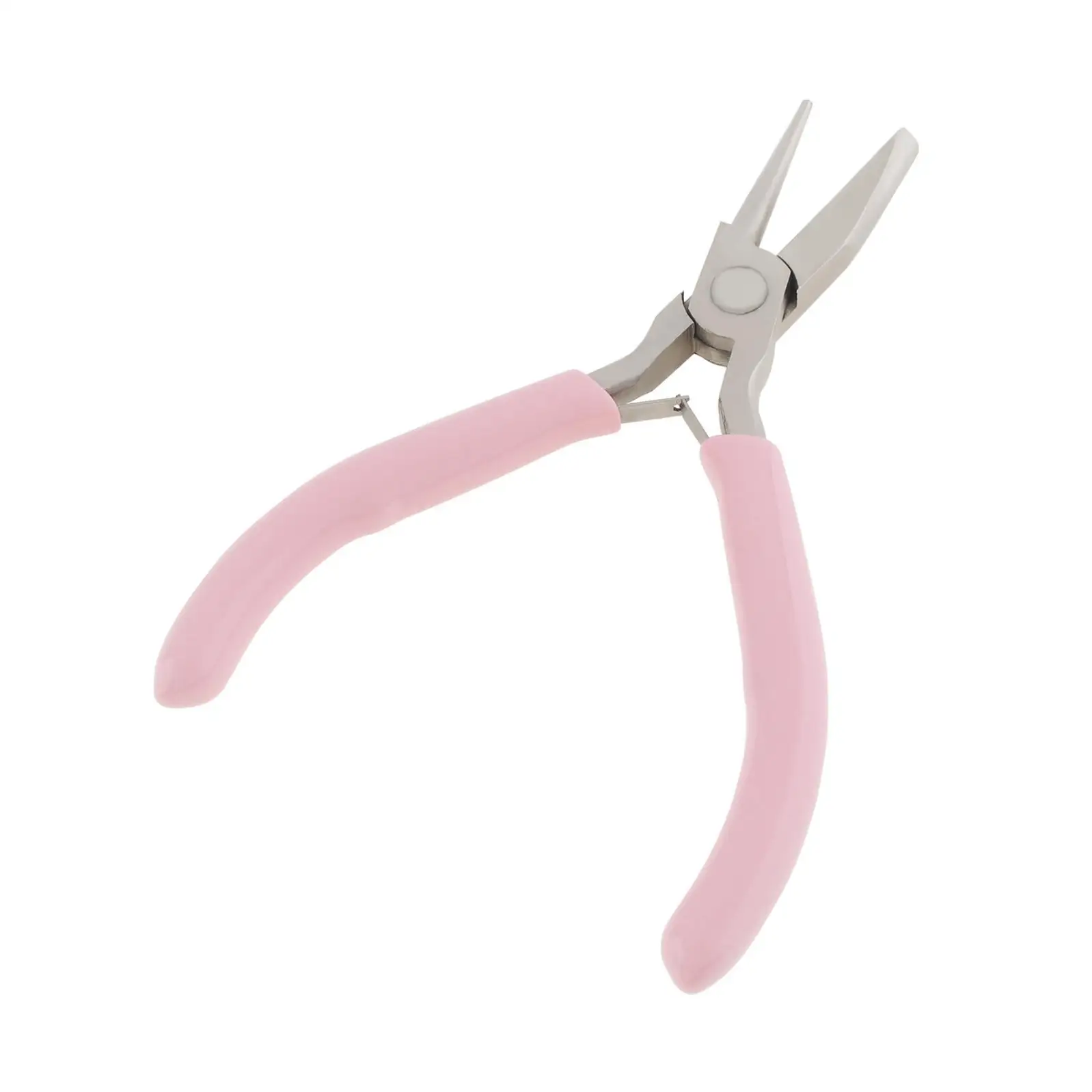 Mini Alicador Nariz Redondo e Côncavo para Fazer Jóias, Projetos Hobby DIY, Envoltório de Fio Côncavo Redondo, Rosa, 5"
