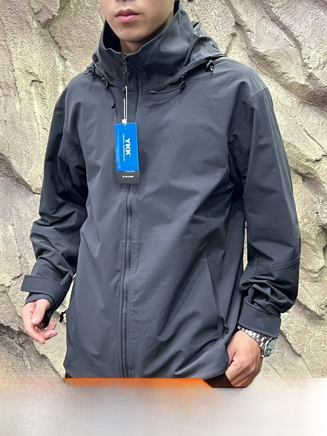 King Version Tactical Soft  Jacket Windproof Water Repellent 3D Cutting Outdoor Men's Spring Autumn Nylon Spandex