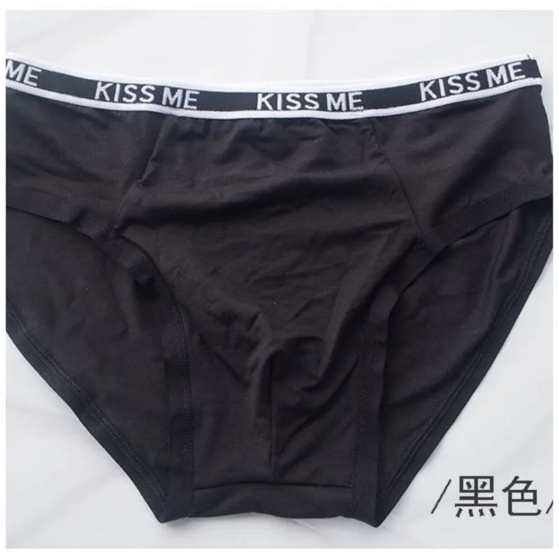 Man's Briefs Soft Comfortable Breathable Underwear Lettering Prints Special Design Panties