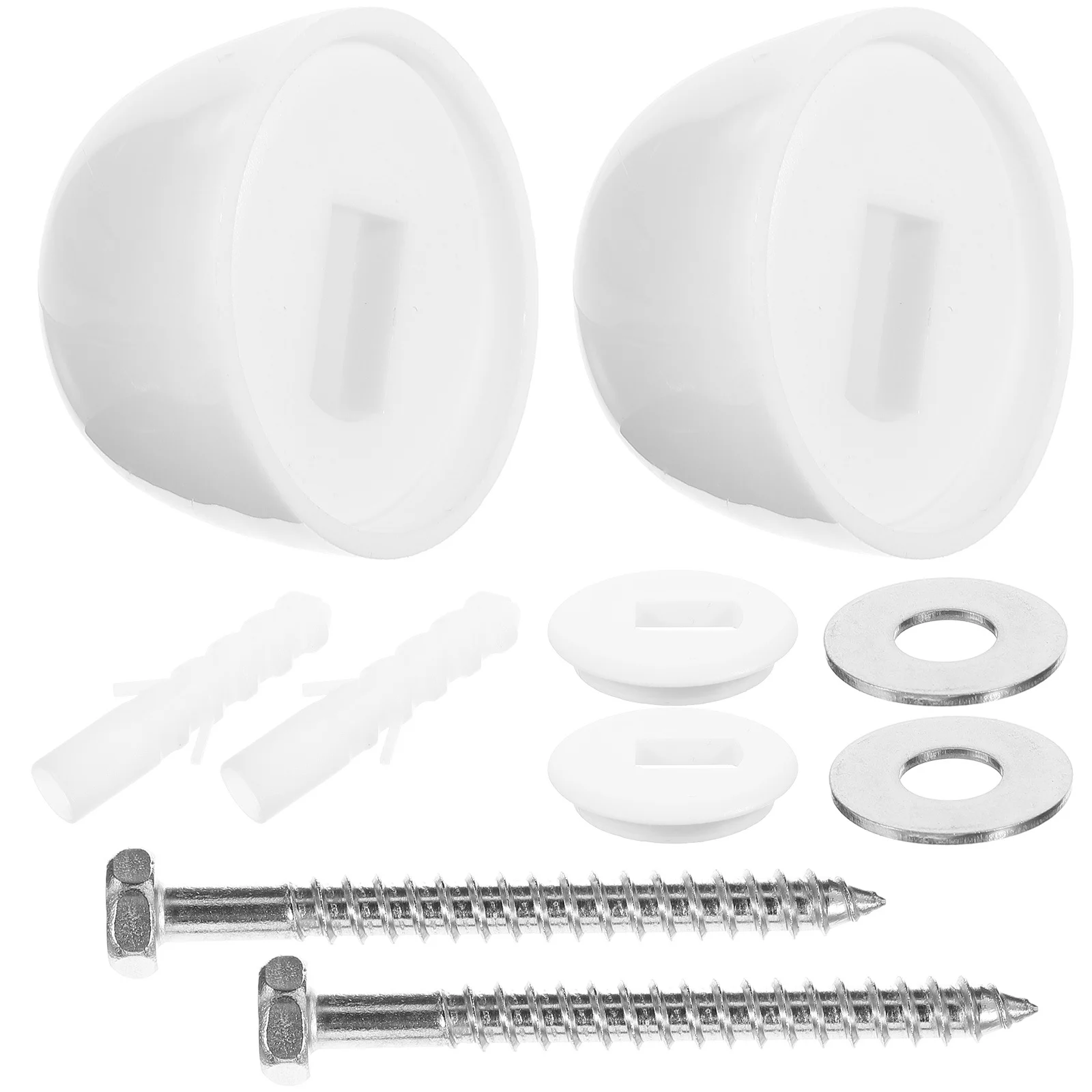 

1Set Toilet Bolts Sturdy Material Smooth Surface Good Toughness Perfect for Most Standard Toilets Easy Installation High