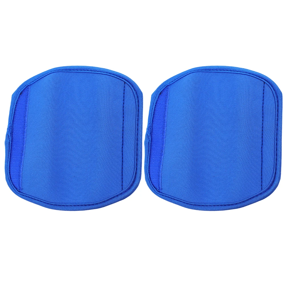 

2pcs Luggage Handle Wraps Thickened Neoprene Suitcase Stroller Blue Color Grip Protective Covers Travel Bag Accessories
