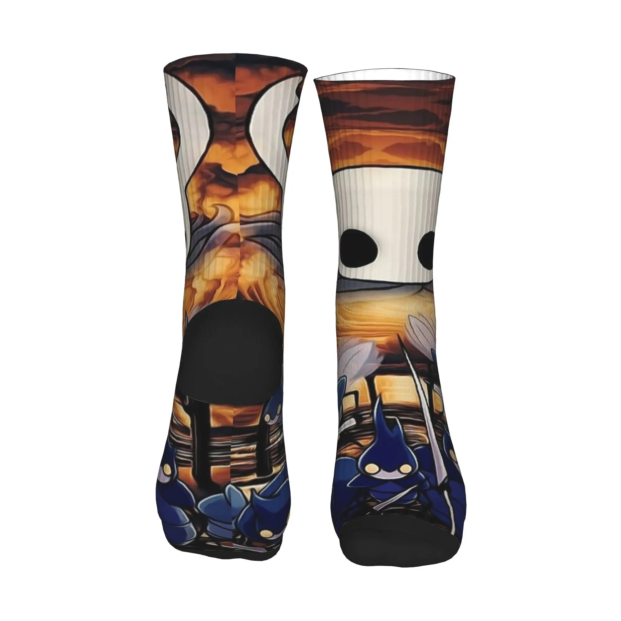 Hollow Knight Japanese Anime Stockings Men Socks Warm Soft Novelty Socks Autumn Running Sports Anti-Slip Graphic Socks Gift