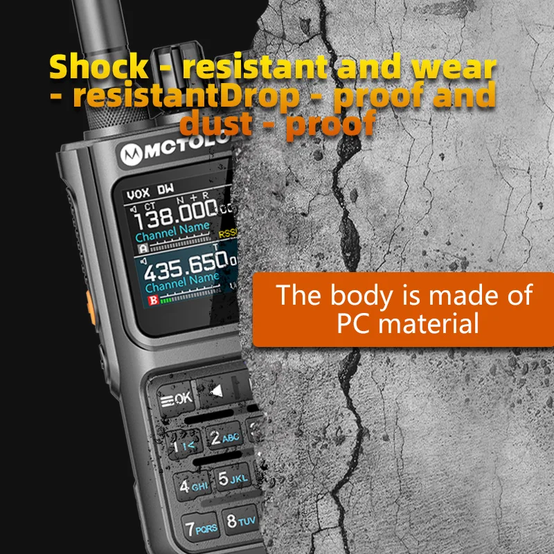 جهاز اتصال لاسلكي من MOTOLOLA بقدرة 15 وات متعدد الموجات مزود بتقنية البلوتوث وتقليل الضوضاء AM FM وراديو للهواة والتخييم جهاز اتصال لاسلكي #4