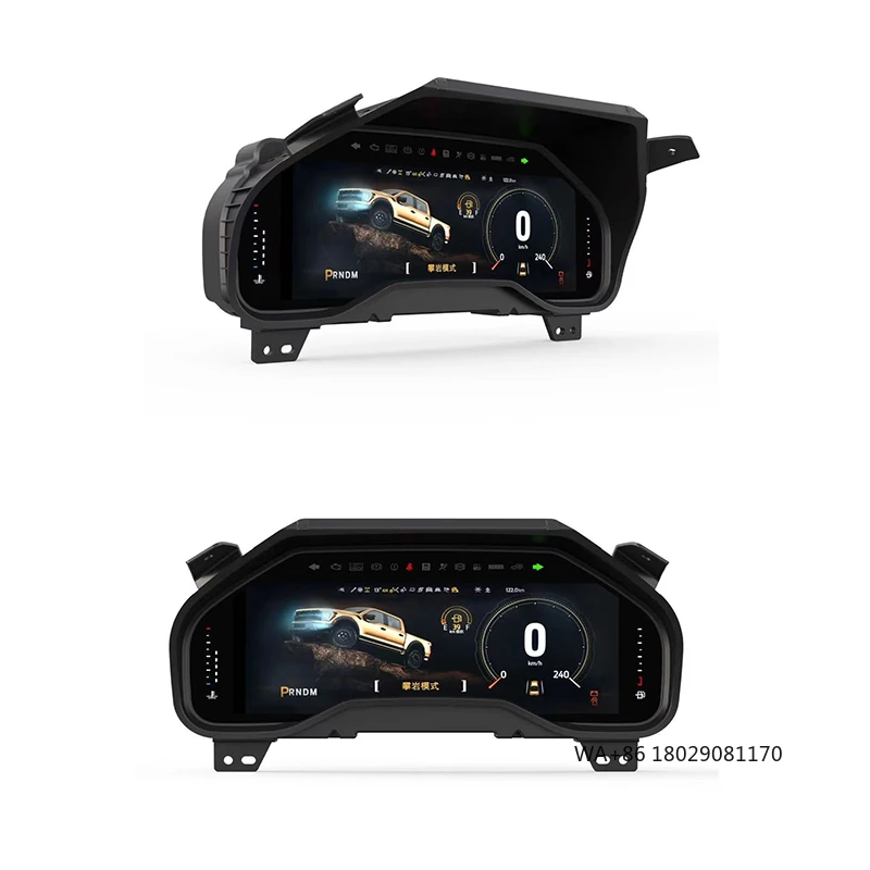 

Цифровой кластер для Ford F150 2015 2016 2017 2018 2019, приборная панель, виртуальный кабин, измеритель скорости, экран 12,3 дюйма