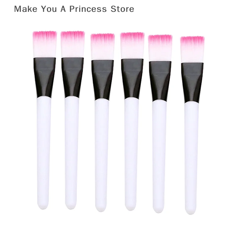 10 Uds. Pincel para máscara Facial, pinceles de maquillaje, ojos, cara, cuidado de la piel, aplicador de máscaras, cosméticos, herramientas de cepillo para máscara, mango rosa