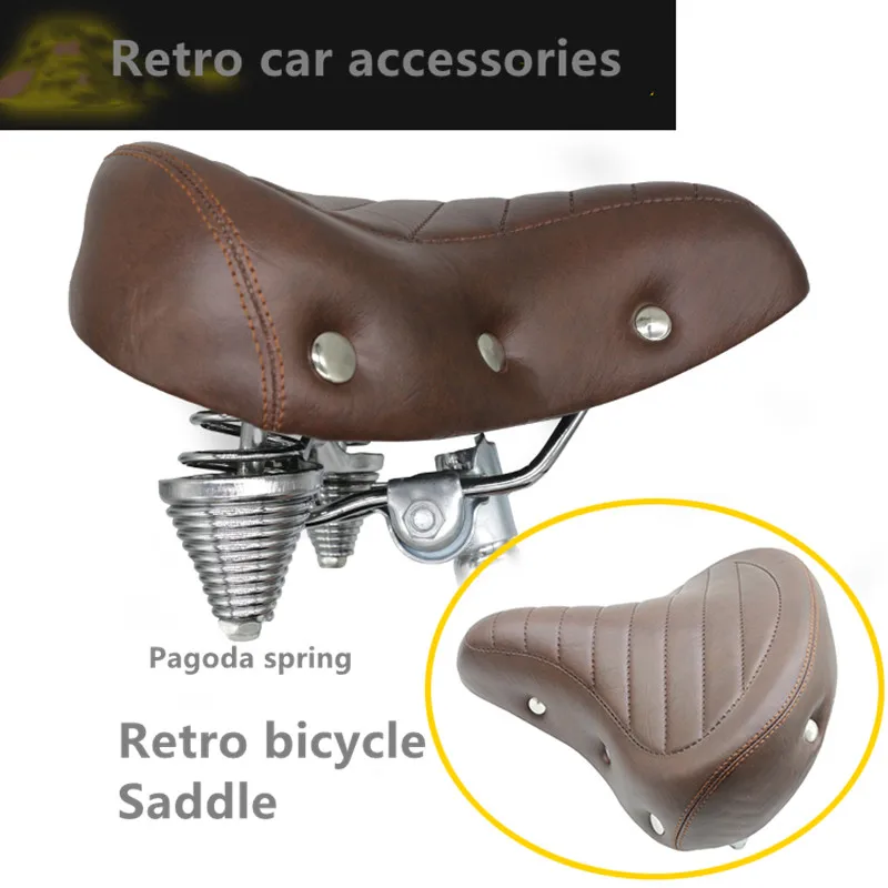 

Enlarged Flexible Double-Spring Ssaddle for Beach Bike