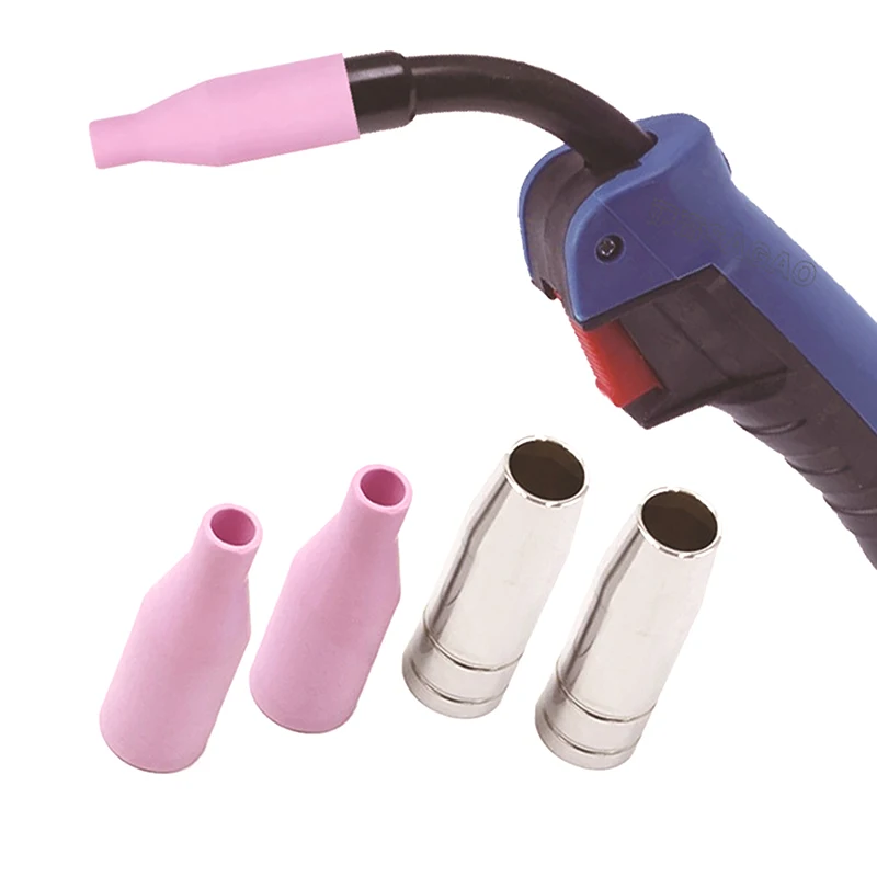 MB14AK Protective Nozzle Two-protection Welding Accessories Protective Sleeve Conductive Nozzle