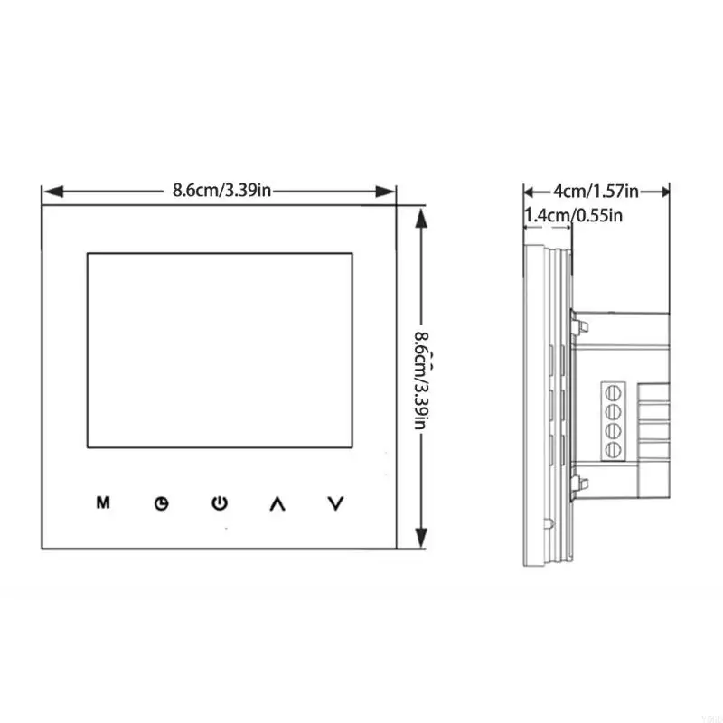 Y5GD Thermostat intelligent programmable télécommandé pour chaudière murale