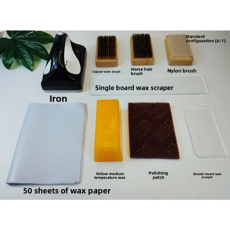 Snowboard Waxing Set, Wax, Waxing, Waxing, Scraping Wax, Wax Removal, Speed Up, Maintenance Tools