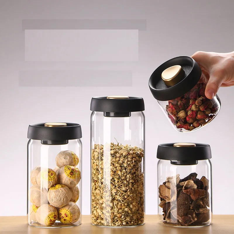 المطبخ بار الحشرات واقية من الرطوبة فراغ مختومة خزان حبوب البن تخزين جرة زجاجة تخزين الحبوب المنزلية