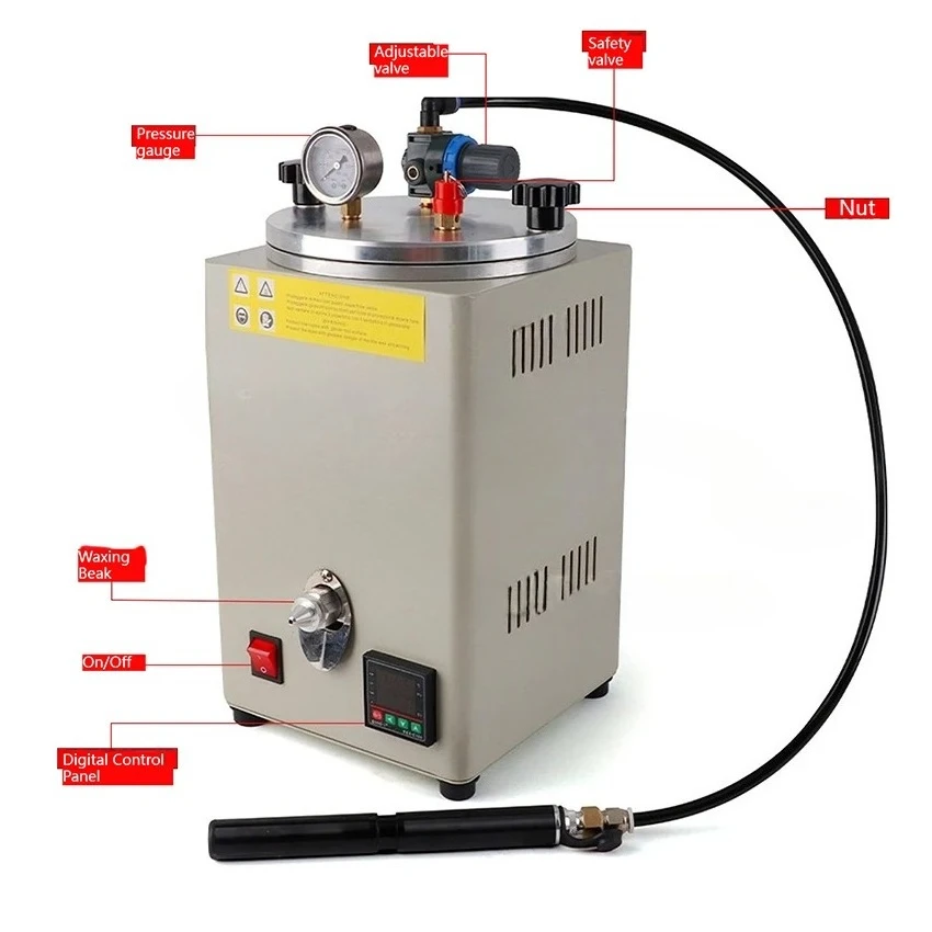 Wax Injection Machine for Jewellery Equipment Making Tool Wax Casting Machine Wax Melting Mold Making Golds Machine 350W