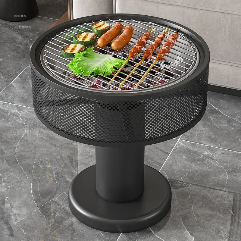 

Patio Heaters Charcoal Heating Stove Indoor Fire Wood Heater Multi-functional Roasting Brazier Smokeless Carbon Firewood Brazier