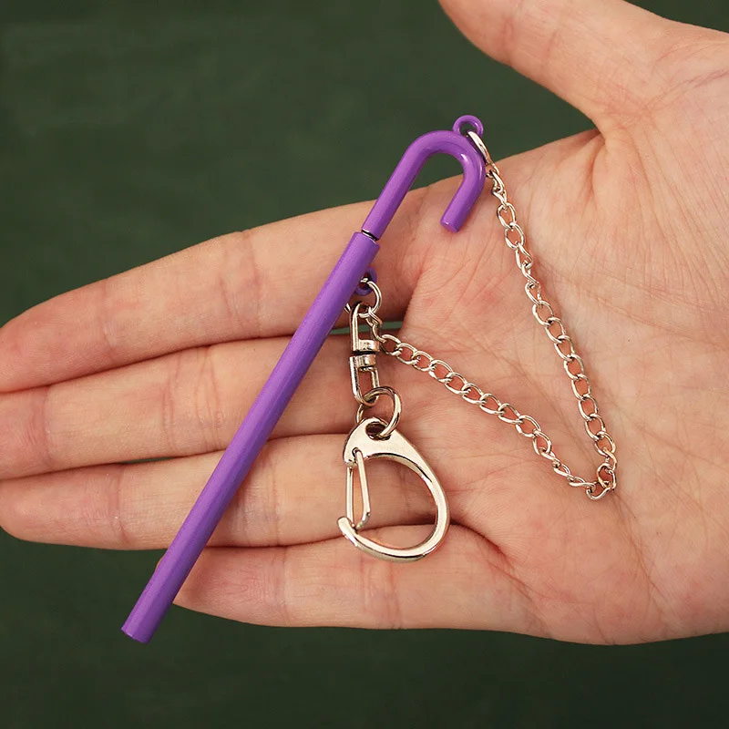 9cm Burukku Brook Lost Soul Sword Model Pendant Keychain for Men Boys Anime Peripheral Enamel Key Ring Fans Collectible Jewelry