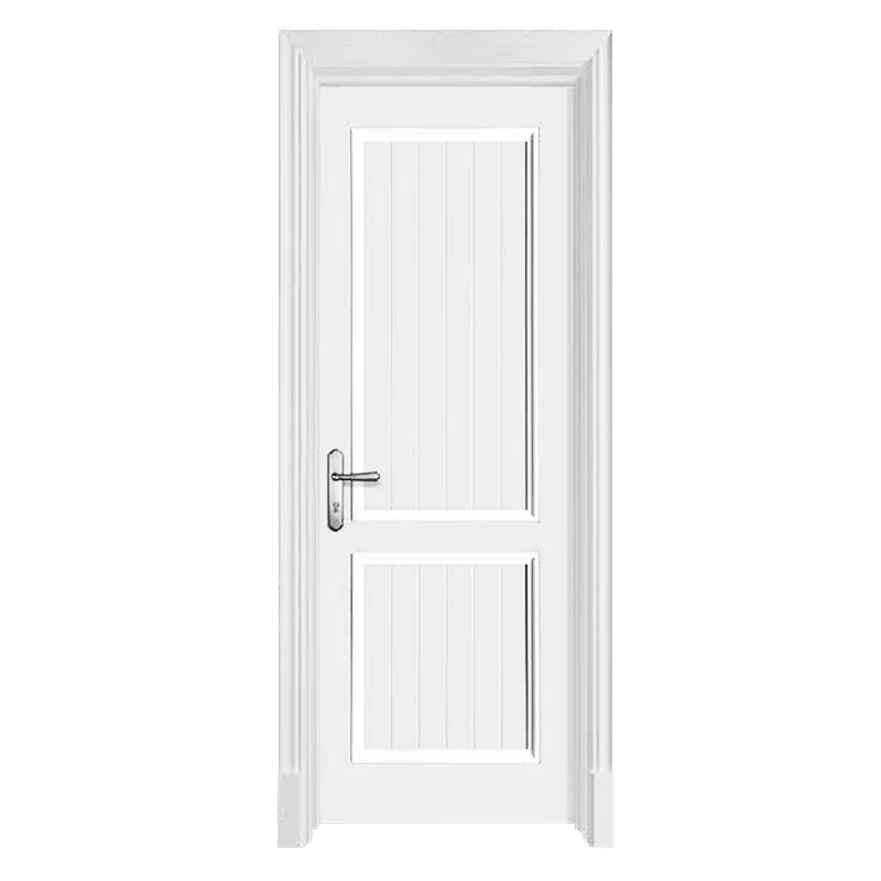 Manufacturer Other MDF For HDF Simple Soundproof Door Solid Wood Pre-Hanging Indoor Door White