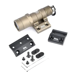 Scout Light Side Mount DD CNC Keymod M-LOK Rail for SF M300 M600 Tactical Flashlight Base Mounts Hunting Accessories AR15 WADSN
