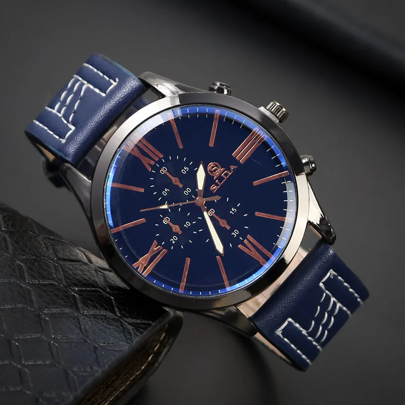 

Ins Wind Belt Watch Men's Simple Temperament Student Quartz Watch, Business Men's Watches