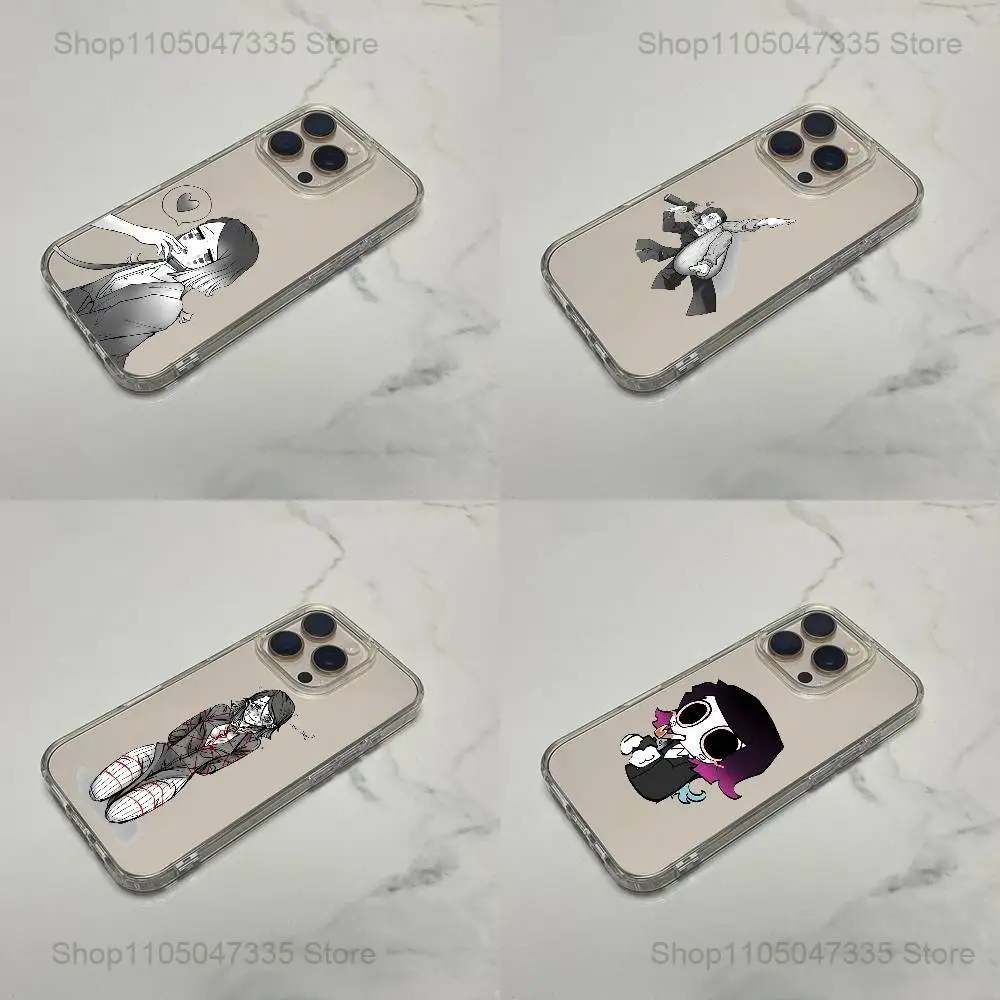 

D-Demon Enmu S-Slayer Phone Case For iPhone 17,16,15,14,13,12,11 Plus,Pro,Max,Plus,E,SE4,Mini Transparent Box