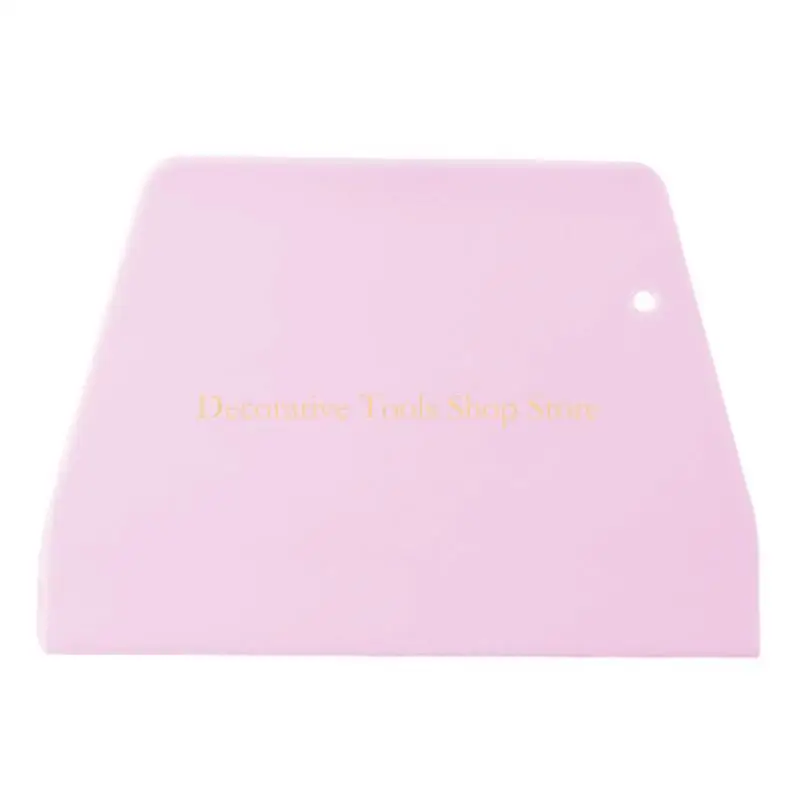 QX2E Pastry Cutter Plastica Torta Spatola Pasta Ricella Trapezoid per Fondante pane