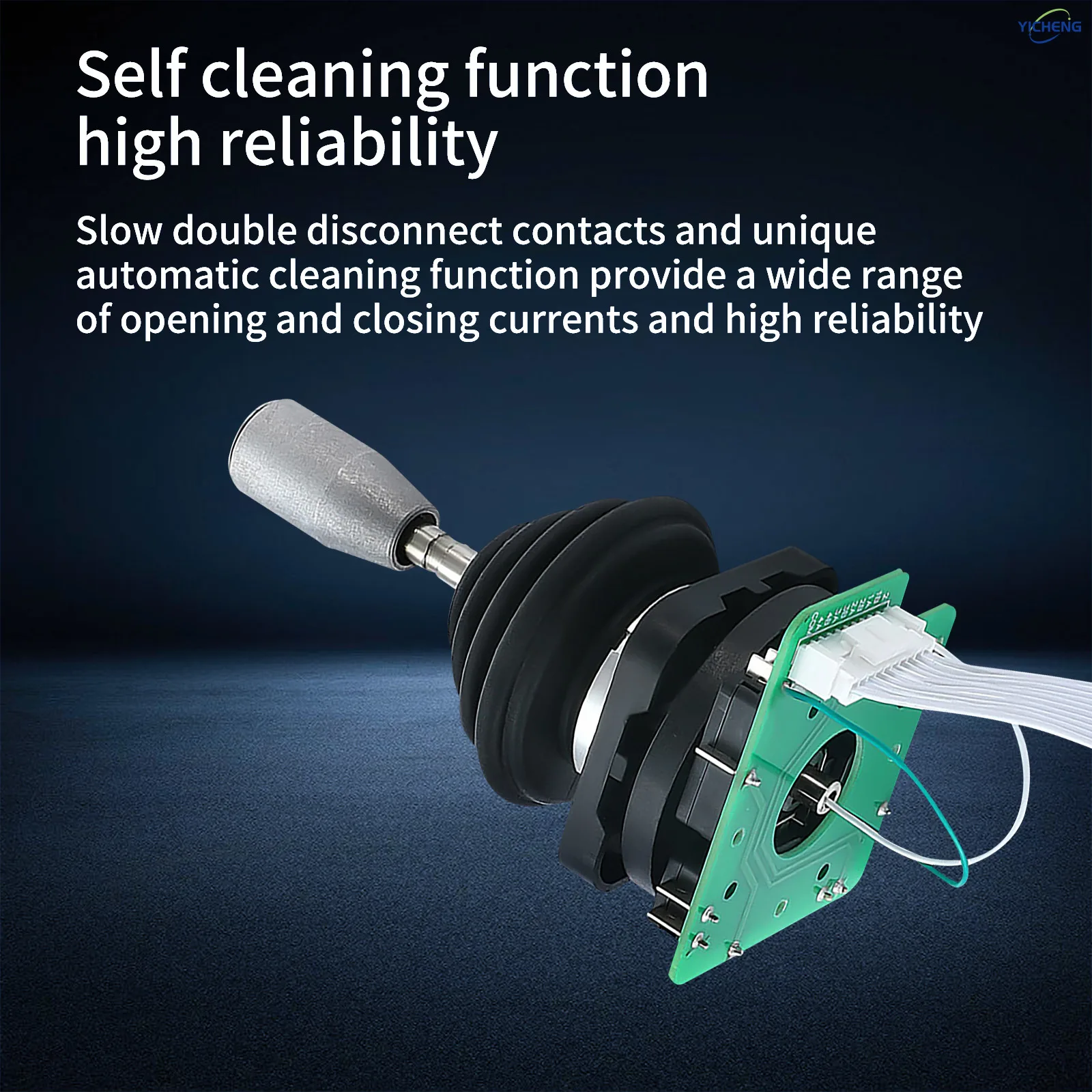 1Pcs 30mm Joystick Switch with Push Button Switch Momentary/self locking 4 Position 4NO/2 Position 2NO,Monolever Cross Switch