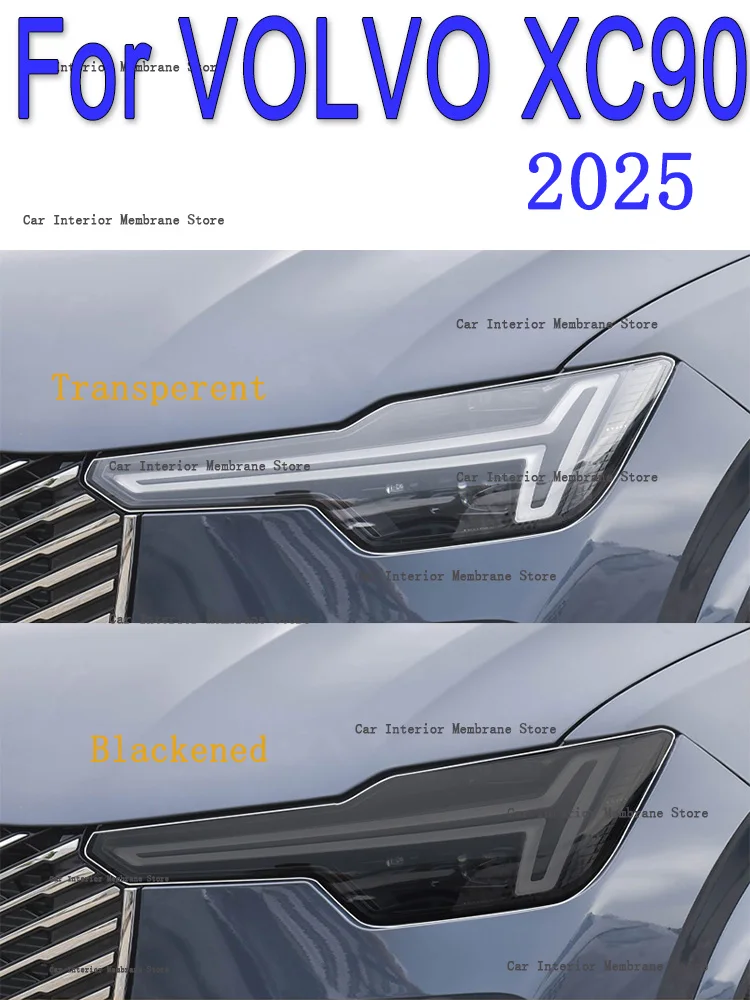 

Для VOLVO XC90 (2025) пленка для фар, модификация внешнего вида автомобиля, устойчивая к царапинам невидимая прозрачная защитная пленка из ТПУ