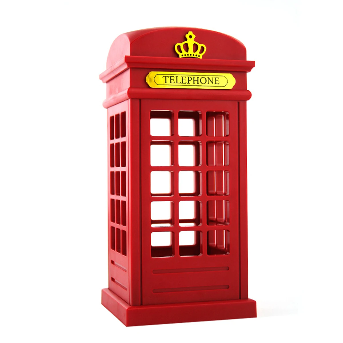 

Retro Touch LED Night Light 3 Modes Eye Caring Desk Lamp Adjustable Brightness Telephone Booth Shaped Powered