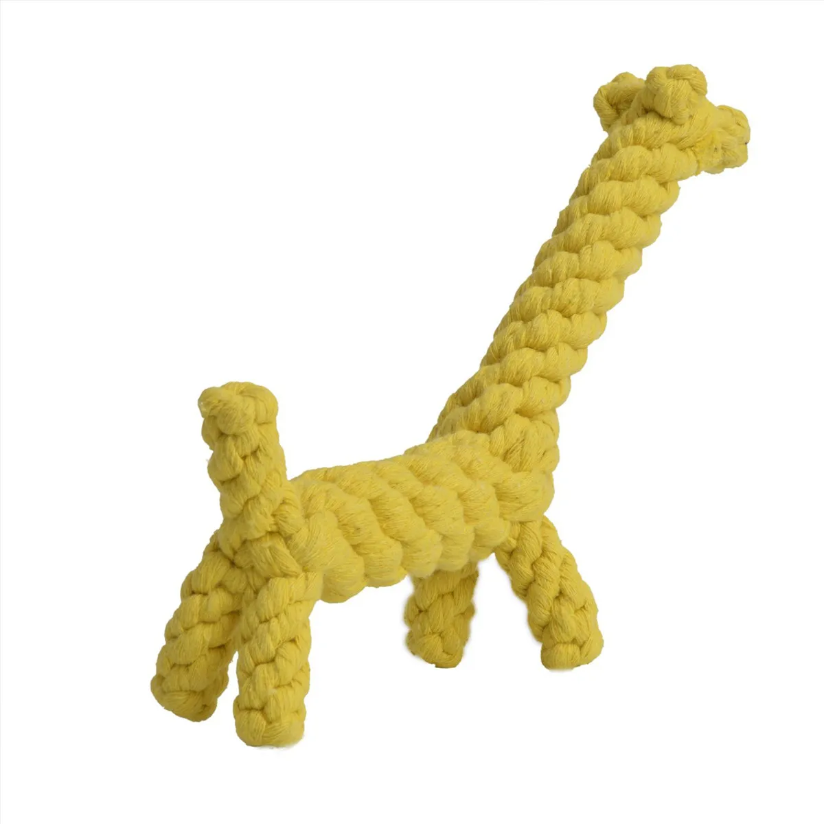 Cotton Dental Puppy Chew Rope Giraffe Dyeing Small Dog Biting Teeth Cleaner Interactive Pet Use Cotton Dental Teaser Puppy