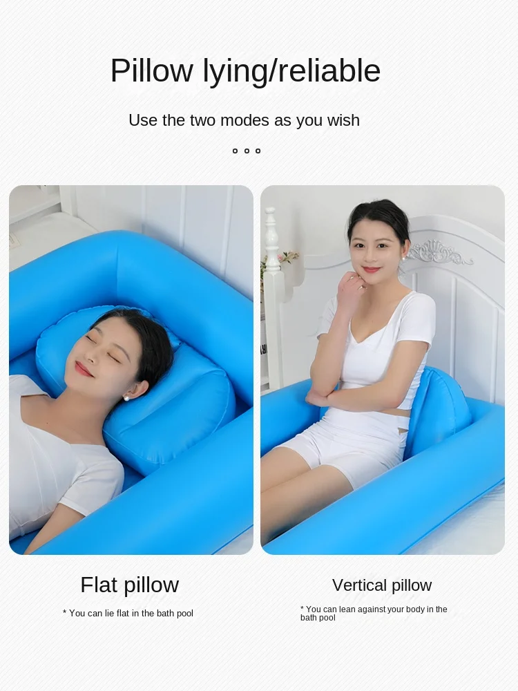 Bed Paralysis Disabled Elderly Dedicated Bath Neck Massager Disabled Patient Bed Lying Inflatable Bath Bed