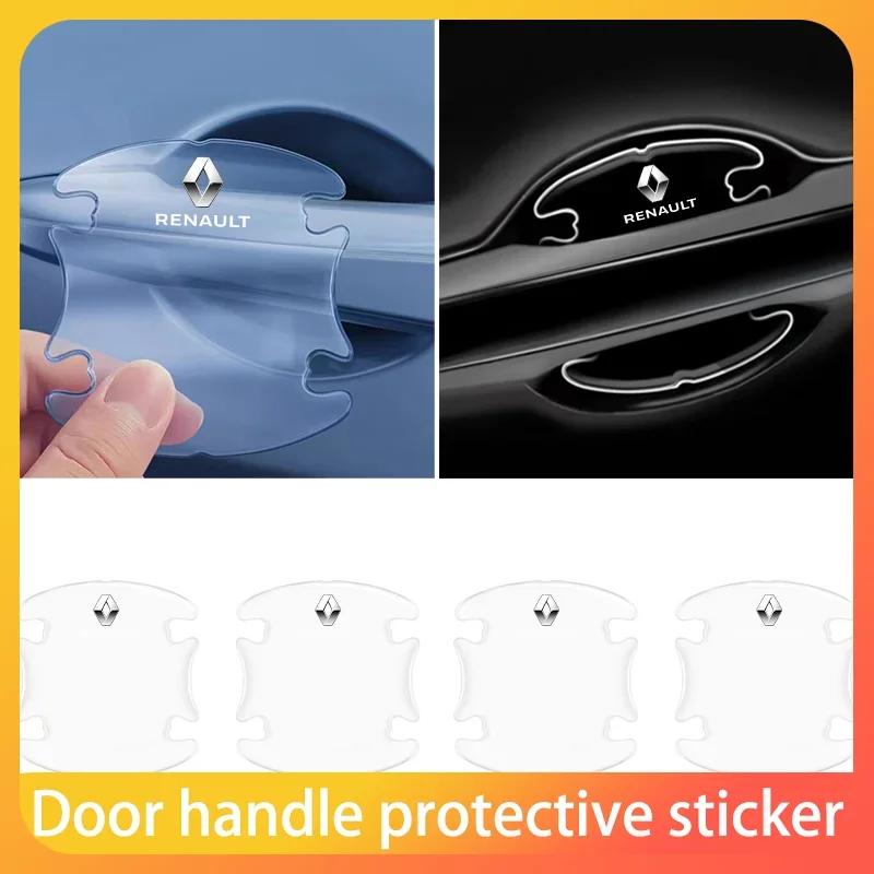 

Car door anti-collision strip door handle protection strip For Renault Clio Laguna 2 Megane 2 3 Duster Logan Captur
