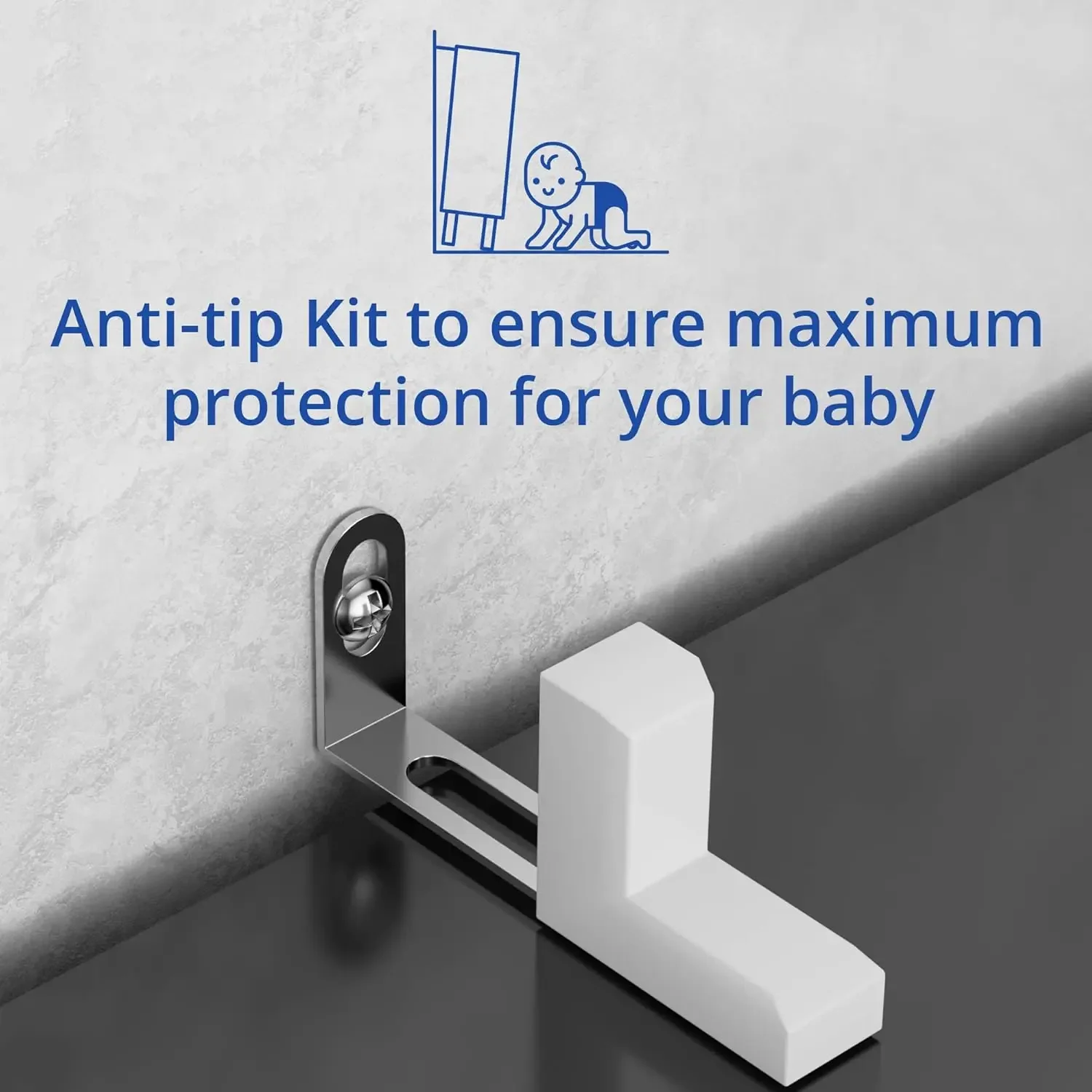 Castle Black Bookshelf, 3-Tier Open Shelf Bookcase, 10 Cube Storage Organizer with Anti-Tilt Device, Freestanding Horizontal Boo