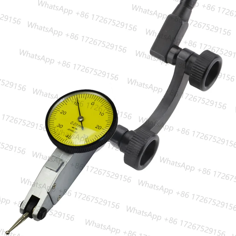 Arc-Shaped Central Table Support with Dial Indicator Measuring Tool for Assembly