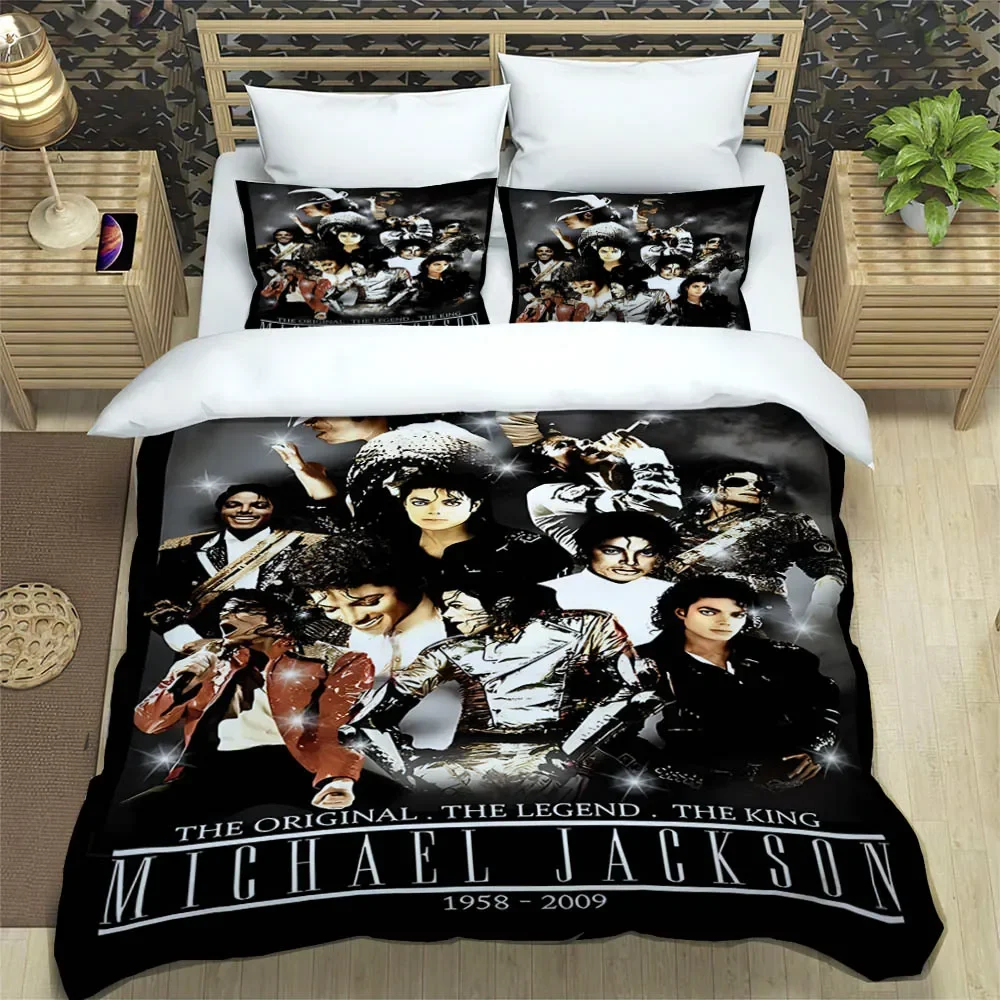 Single-Sided Exquisite J-Jackson Printed Comfortable Bedspreads Duvet, King and Queen Bedding Set, Birthday Gift, 3Pcs