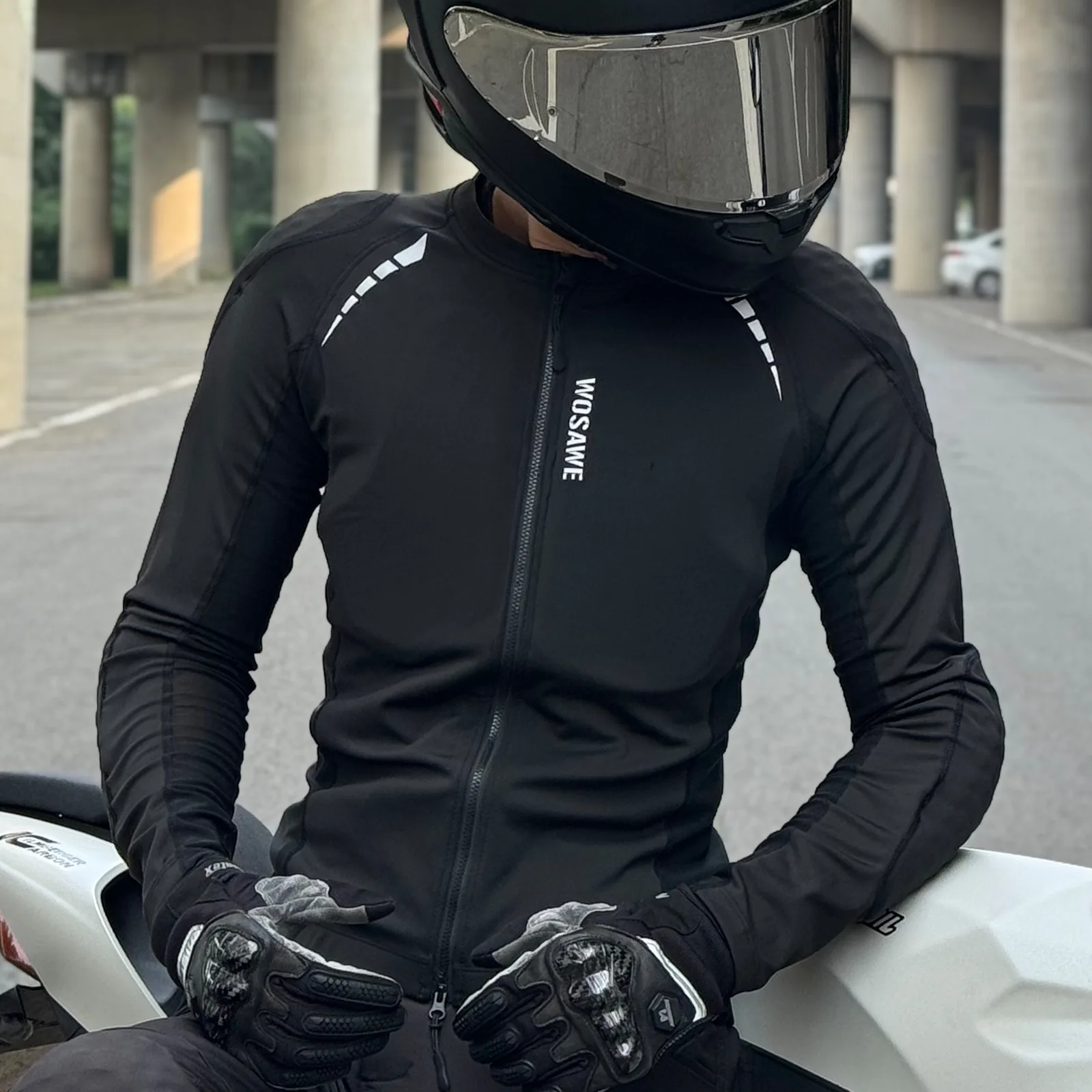 سترة ركوب الدراجات النارية للر - مراجعة Gearx Motorcycle Jacket وسعره