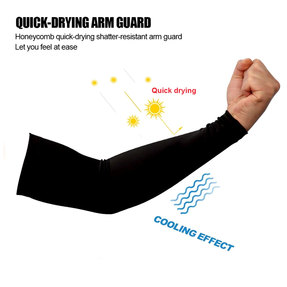 1 PCS UV Sun Protection Arm Sleeves - Tattoo Forearm Covers Anti-Slip for Golf, Running Basketball Football Volleyball Gardening