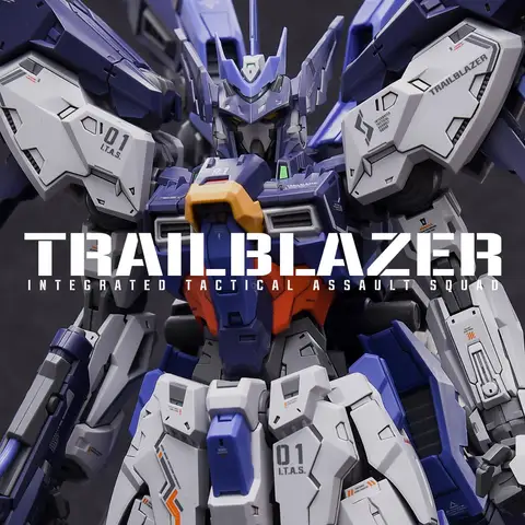 Figuras de acción de Super Nova Snaa, Kit de modelos de robots, 1/100 Mg, Trailblazer, Escuadrón de asalto táctico integrado, modo de montaje