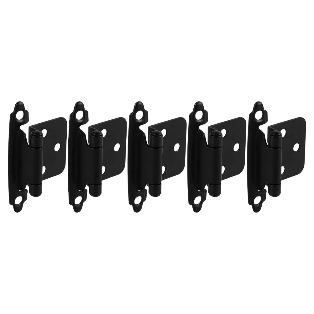 

1 Set Rv Hinges Heavy Duty Semi-Concealed Self-Closing Hinge For Camper Cabinet Doors Flat Mount Trailer Hardware Auto Close