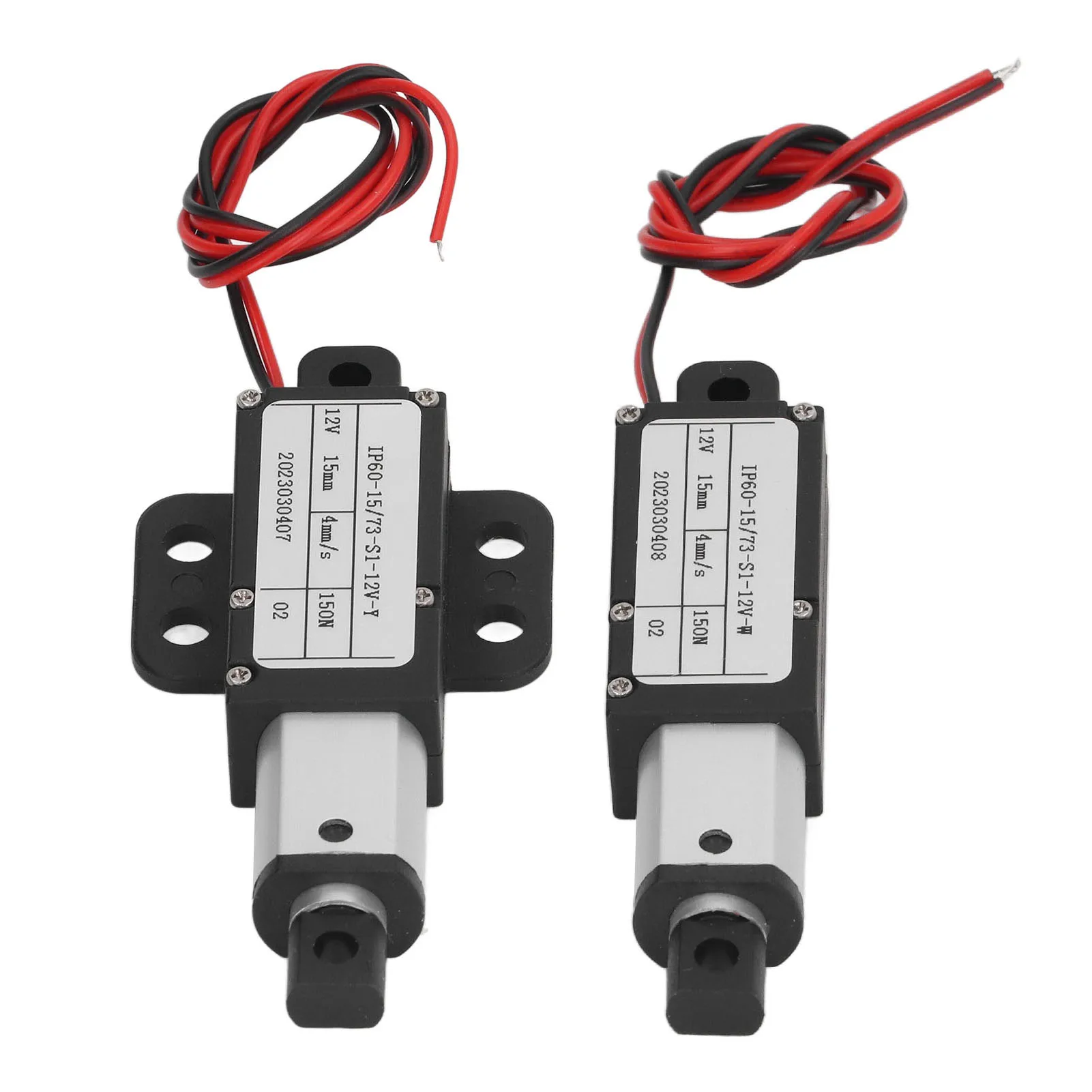 

12V Electric Micro Linear Actuator 150N Aluminum Alloy 15mm Stroke Mini Motion Actuator for Industry