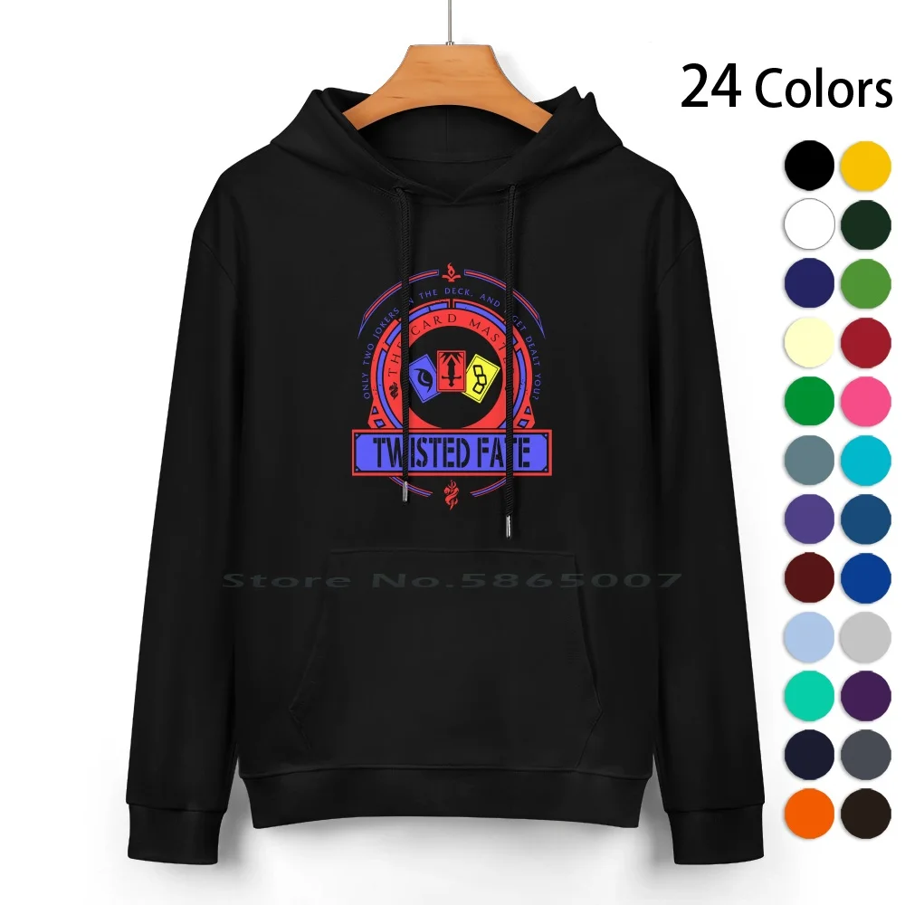 Twisted Fate-Limited Edition Pure Cotton Hoodie Sweater 24 Colors Esports E Sports Ad Carry Middle Lane Support Jungler Top